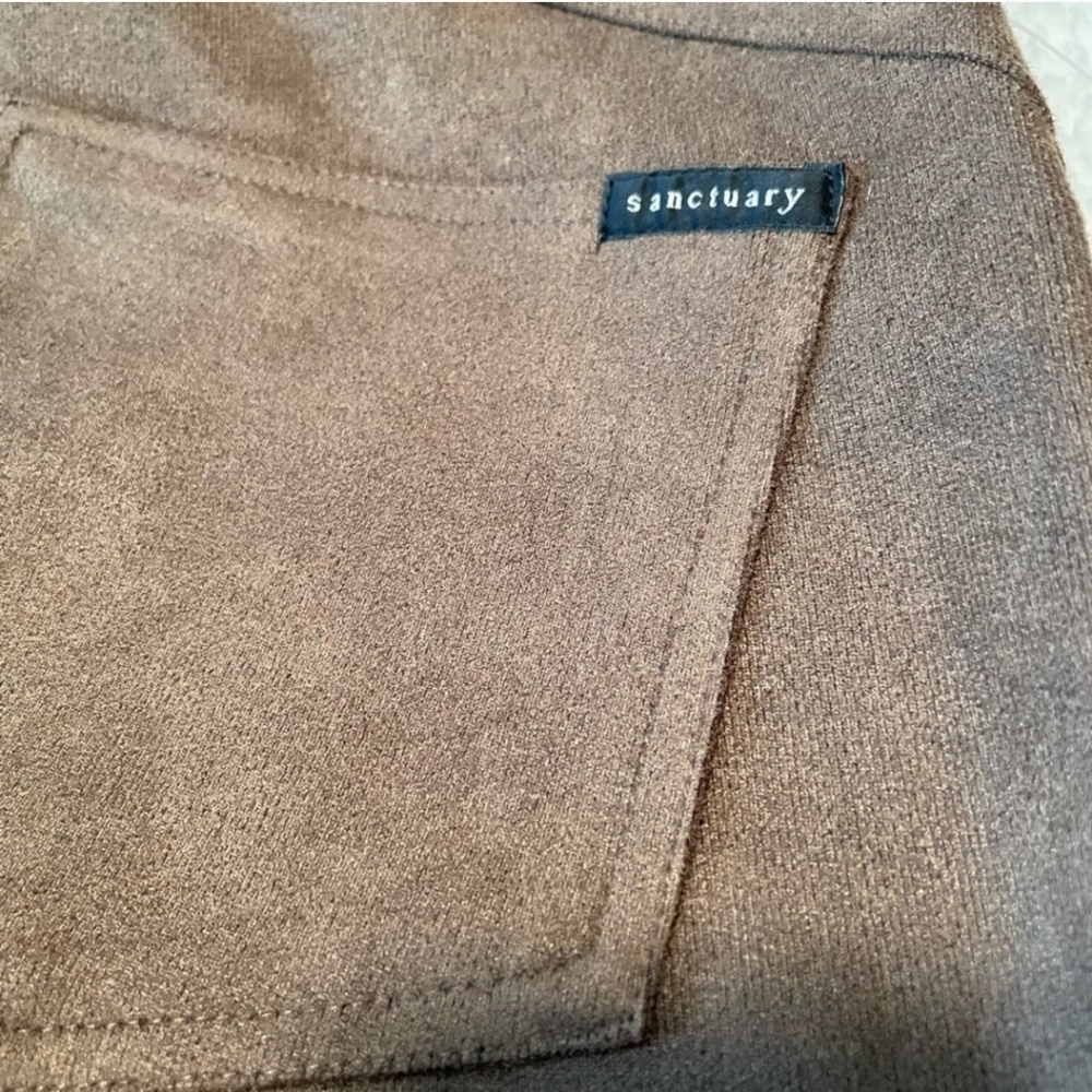 Anthropologie x Sanctuary Mona Suede Leggings - Picture 4 of 13